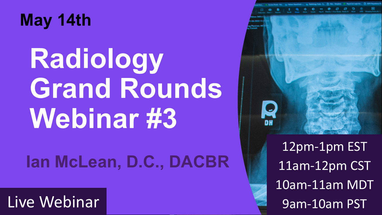 #3 Palmer Online: Radiology Webinar 2026